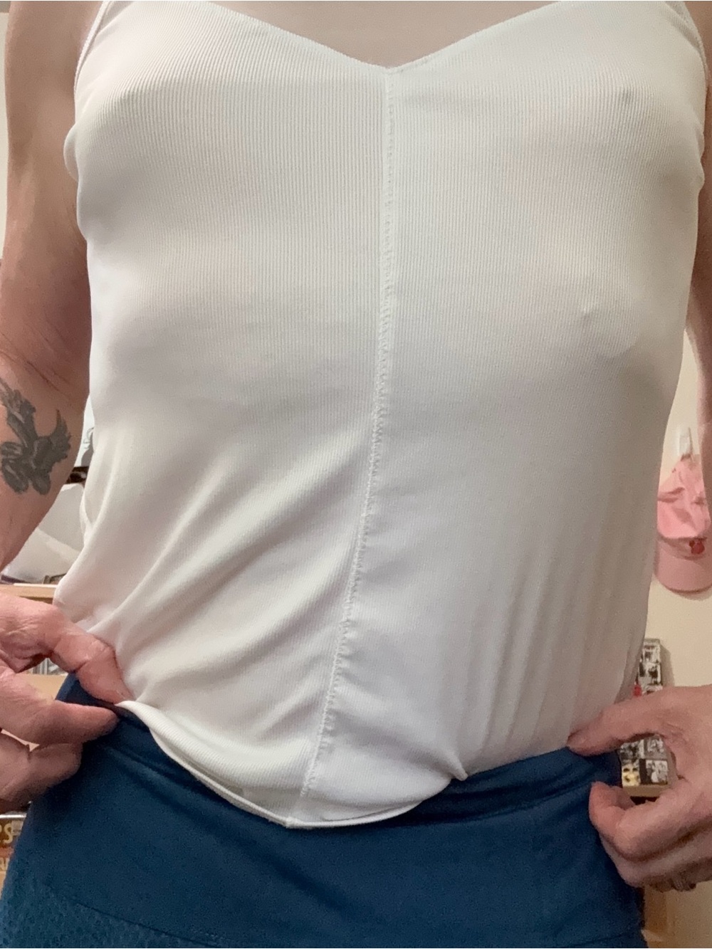 Lucky in Love White Short Sleeve Tee